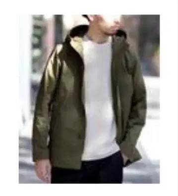 에디피스 KOMATSU 코마츠 스트레치 트윌 후드 블루종 카키 M