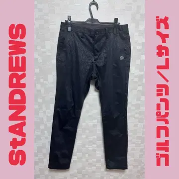 [ 새상품급 ] StANDREWS 블랙 팬츠 골프 세인트앤드류스