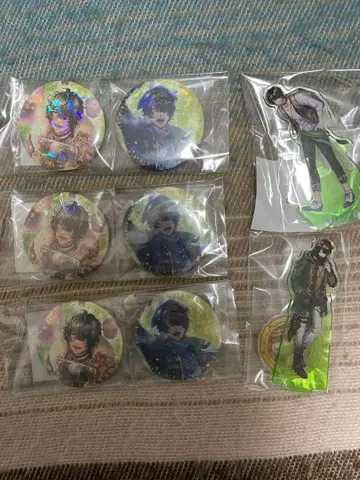 꿈왕국과 잠자는 100명의 왕자님 꿈100 캔뱃지 아크릴 스탠드 토토