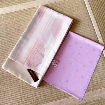 미사용 새상품 워셔블 후쿠로 오비 오비 장식 천 세트