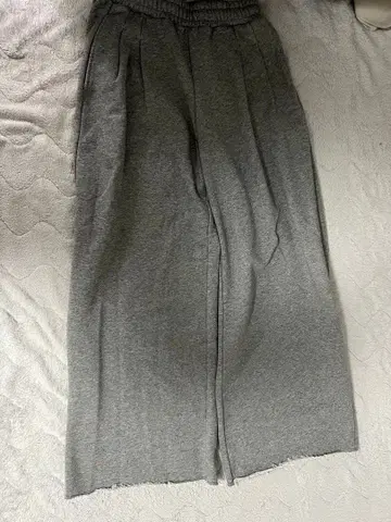 CALINE 그레이 와이드 팬츠 S 사이즈