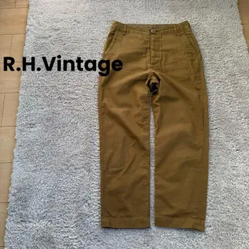 R.H.Vintage 론 헤르만 테이퍼드 카고 팬츠 카키