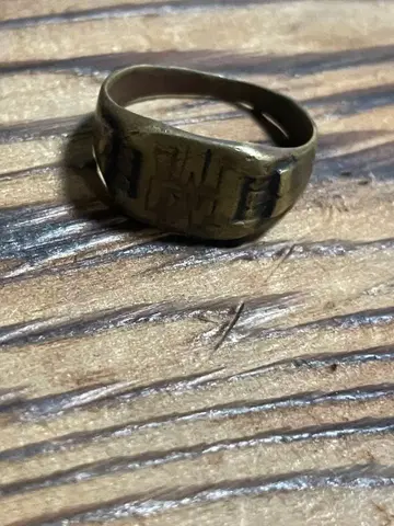 1910s 앤티크 빈티지 러시아 소련 구리 밀리터리 반지