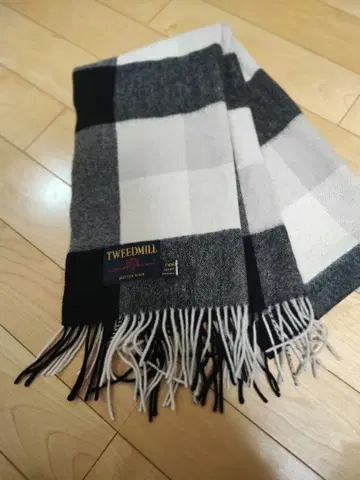 트위드밀 머플러 스톨 체크