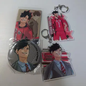 쿠로오 테츠로 하이큐전 아크릴 키링 마그넷 스티커 캔뱃지