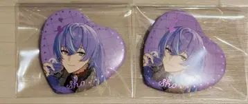 별 인도 쇼 하트 캔뱃지 발렌타인