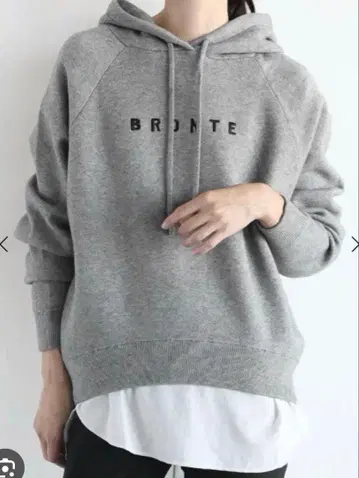 soeur7 로고 니트 후디