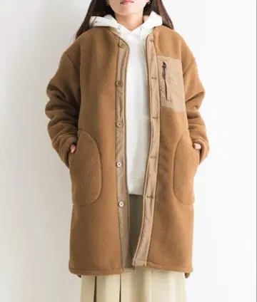 그라미치 플리스 롱 자켓 S