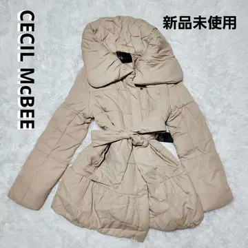 CECIL McBEE 다운 자켓 코트 미사용 새상품 베이지