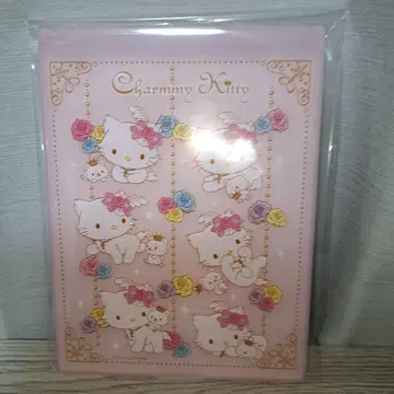 초레어 당시 신품 챠미 키티 스탠드 거울 2007