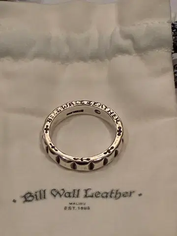 Bill Wall Leather 실버 반지