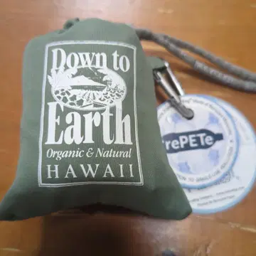 Down to Earth 에코백 그린