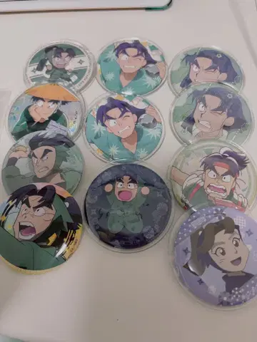 닌타마 란타로 시오에 분지로 캔뱃지