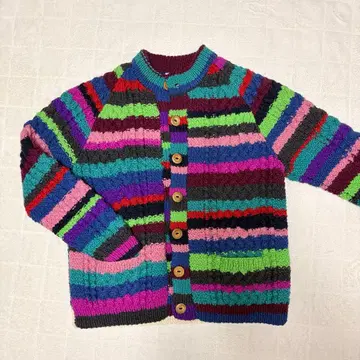 새상품급 인버아란 INVERALLAN 4A 브라운 택 클레이지 패턴