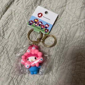 마이멜로디 미야쿠미야쿠 키링 만박 나리키리 입체 마스코트