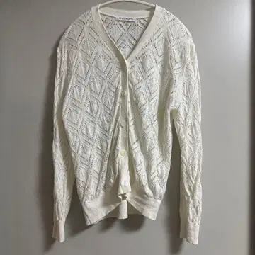 BEAUTY&YOUTH 노르만디 린넨 시스루 니트 가디건