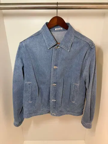 SELVEDGE FADED LIGHT DENIM BLOUSON 사이즈 4