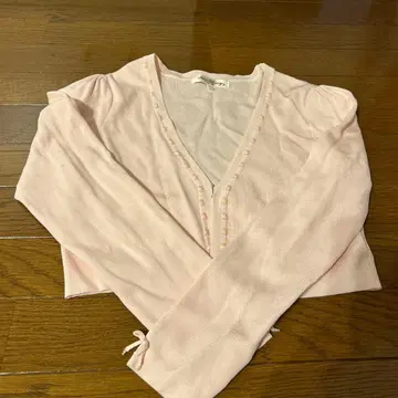 Super Beauty 핑크 가디건 40