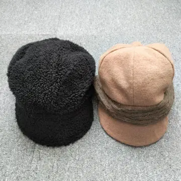 가을/겨울 헌팅 캡 2세트 grace hats 브라운/milsa 블랙