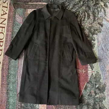 1980s cashmere maxi length coat vintage