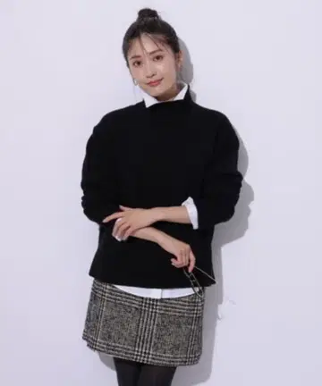 미사용 아푸와이저 리셰 전개 울 미니 스커트