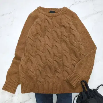 늑대와 올빼미 늑대와 개썰매의 미로 니트 스웨터 케이블 울