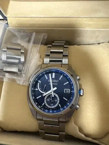 SEIKO 아스트론 SBXY013 솔라 전파 손목시계 남성용