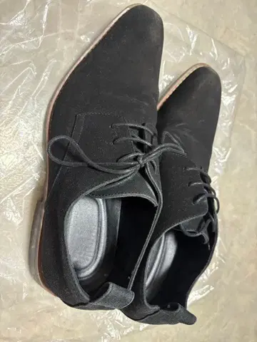 블랙 레이스업 슈즈 27.5cm