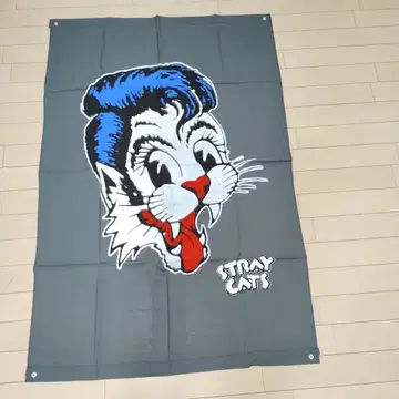 태피스트리 포스터 플래그 깃발 스트레이 캣츠 (그레이) 무료배송