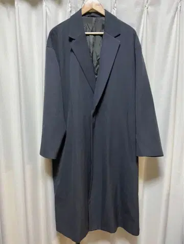 PUBLIC TOKYO 함침 울 개버딘 오버코트