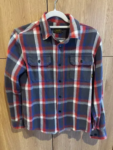 CALEE 체크 무늬 플란넬 셔츠 M