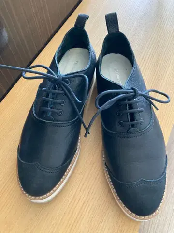 KEI Hayama PLUS 블랙 레이스업 슈즈