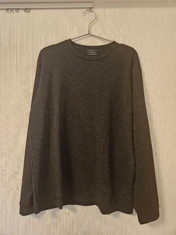 CARREMAN 긴팔 티셔츠 (다크 그레이)