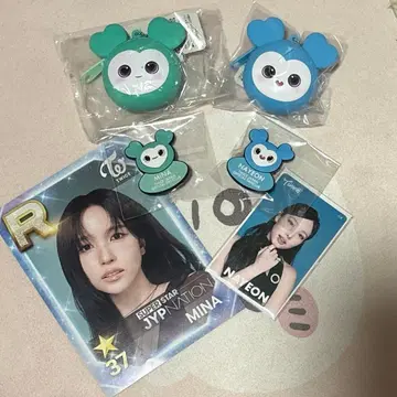 TWICE GIGO 실리콘 미니 지갑 나연 미나 NAYEON