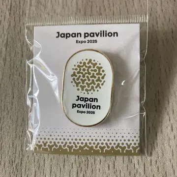 오사카 간사이 박람회 일본관 로고 핀 배지