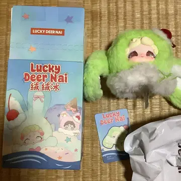 luckydeernai 신상 아이스 오야스미 토끼 그린 멜론