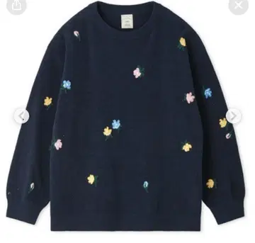 젤라또피케 에어모코 작은 꽃 자카드 풀오버 새상품