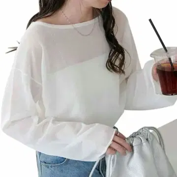 Discoat 디스코트 2WAY 원숄 시어 풀오버