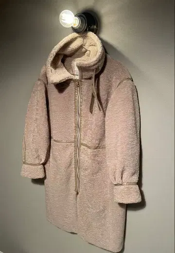 kha:ki 보아 롱 코트