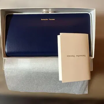 사만사 타바사 네이비 장지갑