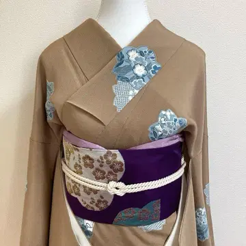 교유젠 코몬 / 벚꽃 패턴 기장 165cm / 화장 69cm