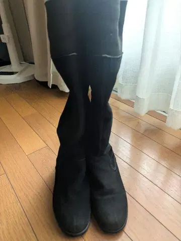 롱 부츠 블랙