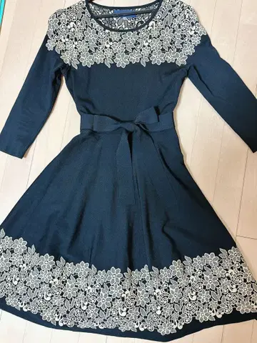 M's Gracy 블랙 니트 원피스 38 새상품급