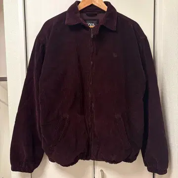 코듀로이 자켓 와인 레드 M