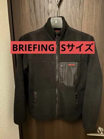 BRIEFING 플리스 자켓 블랙