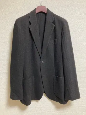 유니클로 트위드 자켓 남성용 울 다크 브라운 XXL