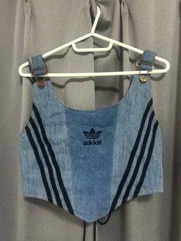 adidas 데님 뷔스티에