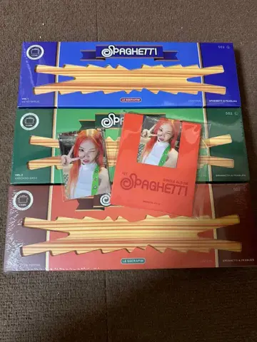 르세라핌 SPAGHETTI 3형태 세트