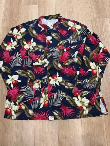 EngineeredGarments 꽃무늬 긴팔 셔츠 엔지니어드 가먼츠 L