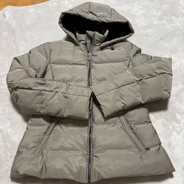 ZARA 후드 부착 충전솜 다운 자켓